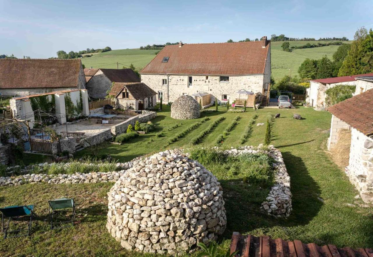 Les Bories En Champagne Villa Montlevon Exteriör bild